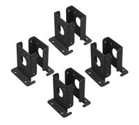 4Pcs Adjustable Wood Fence Pergola Post Base Brackets Kit Heavy Duty Post Anchor Base Brackets for Deck Railing Mailbox