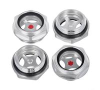 4Pcs Air Compressor Oil Sight Glass for g1 Thread Aluminum 4Pcs