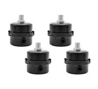 4Pcs Air Compressor Silencer, Intake Filter Sound 4pcs 4 pieces Metal Air such as residential areas or workplaces the housing ensures long-lasting durability (3/8 inch)