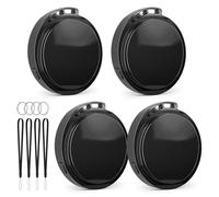 4Pcs Air Tracker Tag, Bestcool Item Finder Bluetooth Smart Tracker Tags Compatible with Apple “Search” App (iOS Only) IP67 Waterproof for Pet, Key, Luggage, Backpack, Wallets