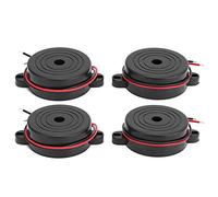 4Pcs Alarm Buzzer High Decibel Signal Electronic Continuous Sound for DIY Project 95dB DC3 24V ABS Material Durable Piezoelectric Drive