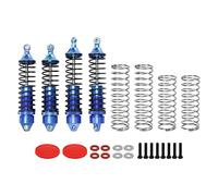4Pcs Aluminium Alloy RC Shock Absorbers Front Rear Set for Senton 110 Granite Big Rock Typhon (Dark Blue)