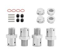 4PCS Aluminum 13mm Hex Adapters for ARRMA 1/8 6S Kraton Outcast Fireteam Typhon new