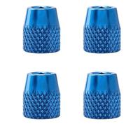 4pcs Aluminum Alloy Brake Block Fixing Nut for Road Folding Bike Blue