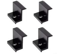 4Pcs Aluminum Alloy End Clamps, Designed for PV Solar Panels with Frame Heights 30mm to 40mm, Strong and Reliable (30mm)