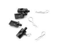 4PCS Aluminum Alloy RC Car Body Mounts Compatible for Tamiya CW-01 Lunch Box 58347 1/12 RC Car Chassis Upgrades Parts