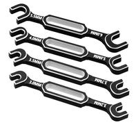 4PCS Aluminum Alloy RC Wrench 3.0/3.2/3.5/3.7/4.0/5.0/5.5/6.0mm Turnbuckle Nut Ball Joint Remover for Crawler Car Boat Upgrade Parts