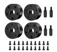 4PCS Aluminum Alloy Wheel Wideners Front Wheels Hub Adapter +19mm for 1/10 Tamiya Clod Buster Upgrade Parts