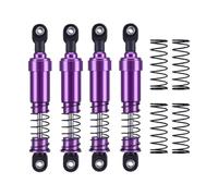 4pcs Aluminum Big Bore Shocks for 1/10 RC Crawler LCG Chassis Gspeed V3 Element Enduro SCX10 TRX4 Gamde R1 Comp Builds DIY (Purple 95mm 4pcs)