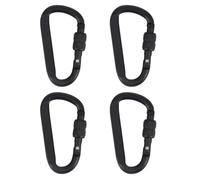 4pcs Aluminum Carabiner Clip Strong Hook For Outdoor Swing Traveling Sports Tool Secure Gears In Outdoor Activities Camping Tool