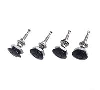 4PCS Aluminum Quick Release Fasteners Set for Car Trunk Hatch Lid Bumpers with Push Button Locks Suitable for Vehicle Body Panels and Hoods
