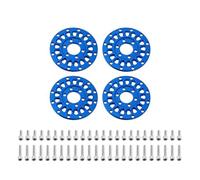 4pcs Aluminum Wheel Faces Universal Fit For 1.0" ModuWheel(Blue)