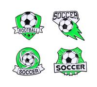 4pcs American Football Basketball Sports Enamel Lapel Pin Brooch Set Theme Pins with Collection MVP Crown and Game Enamel Pin, 2.5 Inches X 1.5 Inches, Gold-tone Metal, cubic zirconia