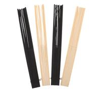 4pcs Ancient Style Bamboo Folding Fan Frame for DIY Crafting Projects