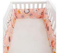 4Pcs Anti-Collision Breathable Cushioned Pads, Soft Padding Thickened Pad for Sides Padded Covers, L/132 * 24cm, W/68.5 * 24cm (Fox)