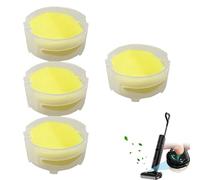 4PCS Anti Odour Cartridge for Shark Long Lasting Fragrance Odor Neutralizer Replacements for Shark Vacuum Cleaner IZ400UKT/IZ400UK/ IZ420UKT/NZ860UKT/ NZ860UK/ AZ913UK/ AZ913UKT/ HZ3000UKT(Lemon)