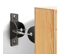 4Pcs Anti Tip Furniture Anchors Kit Metal Safety Strap Cabinet Wall Anchor for School, Classroom, Office, Library, Home