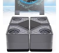 4Pcs Anti Vibration Pads for Washing Machine, Stops Washer Dryer Moving, Prevents Noise, Vibration Transfer, Antivibration Stabilizer Support Feet (Increase3.14in)