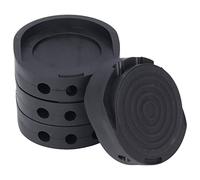 4Pcs Anti Vibration Pads, Washing Machine Foot Mat Rubber Anti Vibration Non Slip Pads Noise Cancelling Mats Universal Support Protection Base for Home Appliances and Furniture