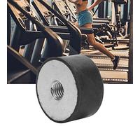 4pcs Anti Vibration Rubber Isolator Mounts Female Thread Anti Vibration Bobbin Isolator Damper Rubber Mounting Feet DE30 M8 (DE30*15 M8)