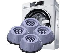 4pcs Anti-Vibration Washing Machine Mats - Non-Slip, Shock Absorbing & Noise Reducers for Refrigerators and Appliances, High Rise, Anti-Flood