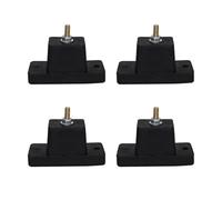 4pcs Antivibration Mount Rubber Pad Cushion Bracket for Secure Quiet Unit Installation Rubber Mounts