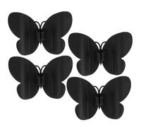 4pcs Appliance Cord Organizer Plastic Self Adhesive | Black, Stick on Design, Keeps Power Cables Tidy, Simple Installation for Air Fryers