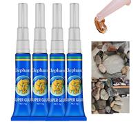 4PCS Aquarium Glue - Reef Safe, Fast Curing, Clear Sealant for Moss Aquascaping