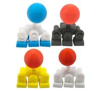 4pcs Arcade Joystick Keycaps 6.6x5x6.4cm Cartoon 4 Way Mechanical Keyboard Set Arcade Control Keycaps 4 Way Mechanical Keyboard Controller 3D Printed Keyboards Joystick Keycap For Adult Teens Students