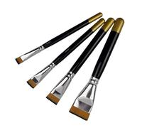 4PCS Artist Paint Brushes MultiPurpose Craft Tools Soft Flexible Nylon Hairs Minimal Streak Marks Art Supplies Painting Brush Set