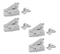4PCS Automatic Spring Catch, Loft Touch Catches, Automatic Door Spring Catch for Press to Open Cupboard Doors and Loft Attic Hatches for Cabinet, Homes, Office, Hotel
