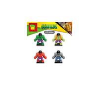 (4Pcs B) Marvel Hero Mini Build Blocks Toys Thanos Hulk Black Panther For Kids Gifts