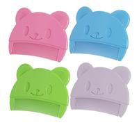 4Pcs Baby Cap Brush Set, Curved Baby Comb with Soft Bristles and Fine Teeth, for Dandruff and Lice Care