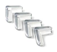 4pcs Baby Child Safety Protect Table Desk Corners Cushion Guard Bumper Thickened Guard Mat Safe Crash Protection Cover Pads -Transparent