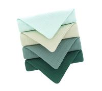 4Pcs Baby Square Face Towel Highly Absorbent Quick Dry Washcloth for Infant Face Washing Feeding and Daily Hygiene Care Baby Square Face Towel