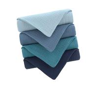 4Pcs Baby Washcloths Ultra-Soft Cotton Towels for Sensitive Skin, Quick-Drying Face & Body Cloth for Newborns Baby Burp Cloth