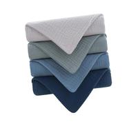4Pcs Baby Washcloths Ultra-Soft Cotton Towels for Sensitive Skin Quick-Drying Face & Body Cloth for Newborns Multi Use Baby Towel