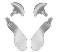 4PCS Back Paddles for PS5 DualSense Edge Controller,Interchangeable Metal Rear Paddles,Metallic Rear Paddles Trigger Buttons Replacement Parts for PS5 Edge Controller(Silvery)
