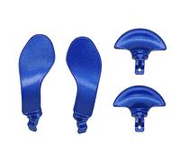 4PCS Back Paddles for PS5 Edge Wireless Controller, Stainless Steel Back Buttons Professional Replacement Parts, Game Controller Back Paddles (Blue)