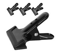 4pcs Backdrop Clips Large Black Cold Rolled Steel Secure Holding Clamp