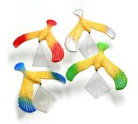 4pcs Balancing Eagle Toy, Balance Bird Toy Bird Balance Finger Toy Eagle Toys With Pyramid Nostalgic Pyramid Balance Eagle Toy Bird That Can Balance Finger Fun Balance Finger Toy
