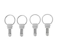 4Pcs Ball Lock Keg Pressure Relief Valve, Stainless Steel Keg Lid Pressure Relief Valve, Beer Kegs Pressure Relief Valve Keg Lid Pressure Release Valve Home Beer Soda Making Bar