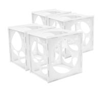 4pcs Balloon Sizer Box with 11 Slots Pvc Measuring Tool for Artists