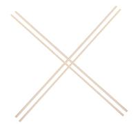 4pcs Bamboo Rod Chair Cloth Support Accessories for Director Chairs Durable Bamboo Sticks for Frame Making Craft Projects and Seat Cloth Support