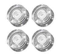4Pcs Bass Knobs Guitar Jazzes Potentiometer Turning Effect Button Control Replacement Set Volumes Tone Knobs