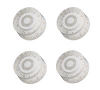 4Pcs Bass Knobs Guitar Knobs Potentiometer Jazzes Knobs Concentric Knobs Bass Effect Button Knobs Control Turning Knobs