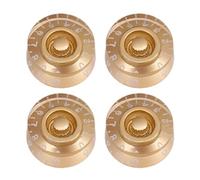 4Pcs Bass Knobs Guitar Knobs Potentiometer Jazzes Knobs Concentric Knobs Bass Effect Button Knobs Control Turning Knobs