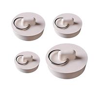 4PCS Bath Plugs, Rubber Sink Plug Drain Stopper, Different Size Drain Stopper Sink for Bathtub, Bathroom, Kitchen