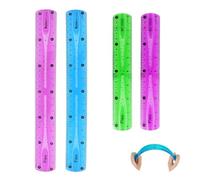 4Pcs Bendy Ruler for School Classroom Office Kids & Adults, Flexible Ruler for Kids Students Classroom Office Home Supplies