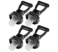 4Pcs Beverage Dispenser Tap Handle Replacement Plastic Black Leakproof | Heavy-duty Part Fits Most Beer Barrels and Water Coolers, for Cafes, Offices, Restaurants and Self-Serve Areas